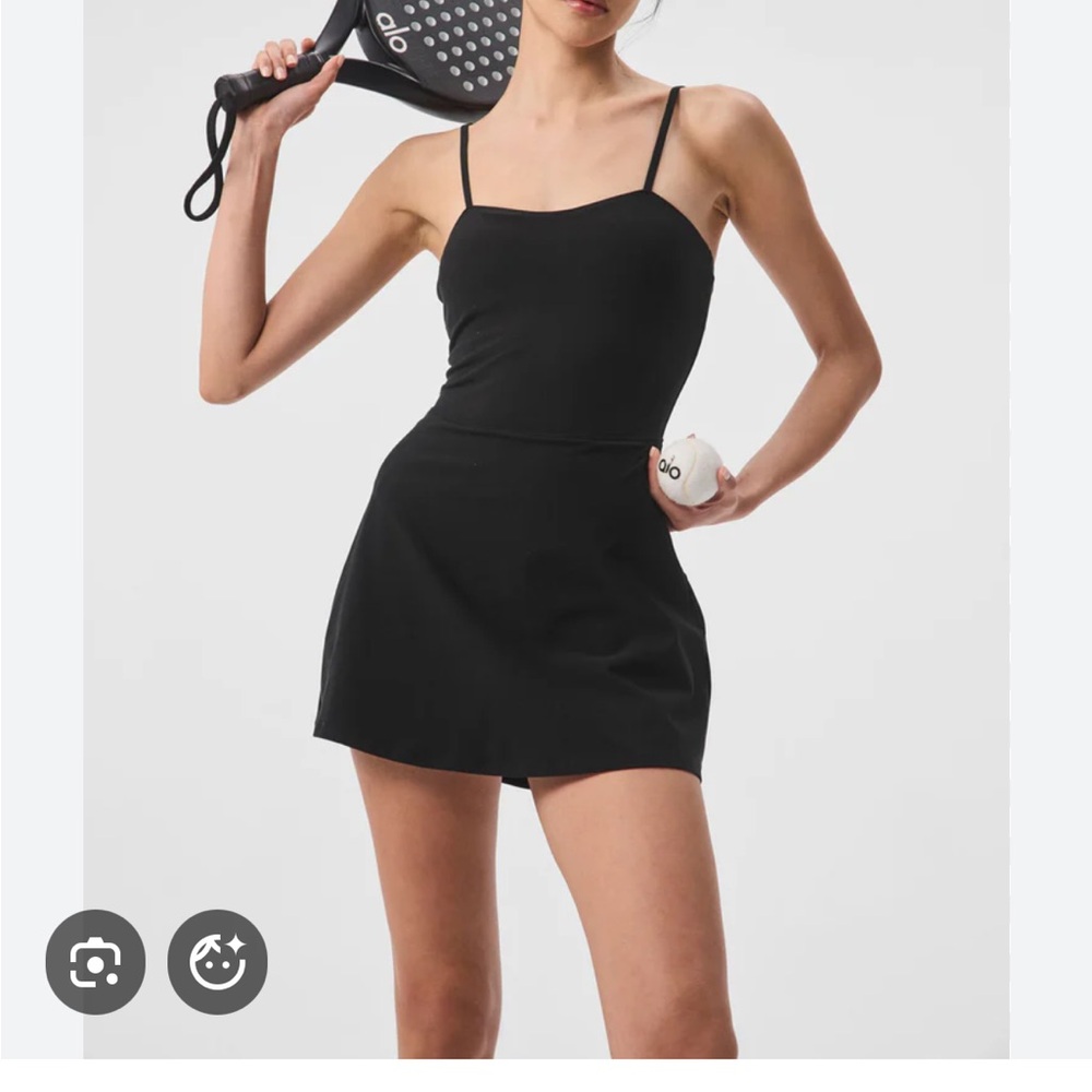 ALO Yoga Black Athletic Dress